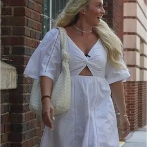Abercrombie White Cutout Dress